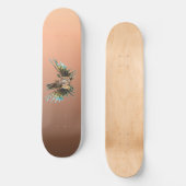 Gradiënt Perzik - diep naar licht | Seizoensstemmi Persoonlijk Skateboard (Voorkant)