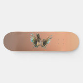 Gradiënt Perzik - diep naar licht | Seizoensstemmi Persoonlijk Skateboard (Horizontaal)