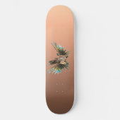 Gradiënt Perzik - diep naar licht | Seizoensstemmi Persoonlijk Skateboard (Voorkant)