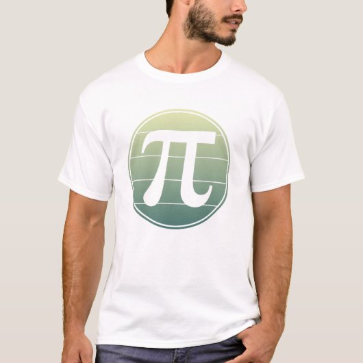 Gradiënt Pi Symbool Pi-dag | Gelukkige Pi-dag Wisk T-shirt (Voorkant)