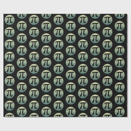 Gradiënt Pi Symbool Pi dag | Vroegtijdige Wiskunde Cadeaupapier (Vlak)