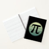 Gradiënt Pi Symbool Pi dag | Vroegtijdige Wiskunde Notitieboek (Binnen)