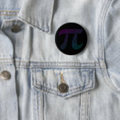 Gradiënt Pi Symbool Pi dag | Vroegtijdige Wiskunde Ronde Button 5,7 Cm (In situ)