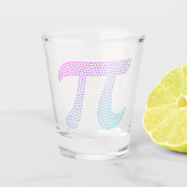 Gradiënt Pi Symbool Pi dag | Vroegtijdige Wiskunde Shot Glas
