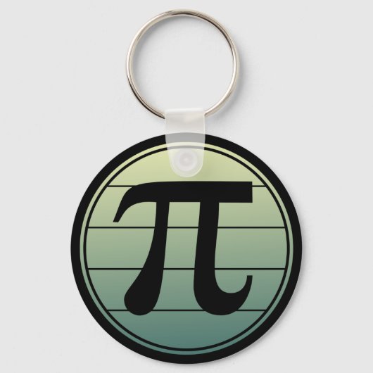 Gradiënt Pi Symbool Pi dag | Vroegtijdige Wiskunde Sleutelhanger (Voorkant)