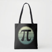 Gradiënt Pi Symbool Pi dag | Vroegtijdige Wiskunde Tote Bag (Voorkant)