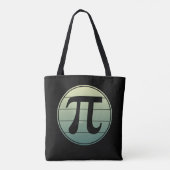 Gradiënt Pi Symbool Pi dag | Vroegtijdige Wiskunde Tote Bag (Achterkant)