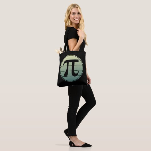 Gradiënt Pi Symbool Pi dag | Vroegtijdige Wiskunde Tote Bag (Op model)