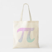 Gradiënt Pi Symbool Pi dag | Vroegtijdige Wiskunde Tote Bag (Achterkant)