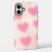 Gradient Pink Heart Case-Mate iPhone Case (Achterkant)