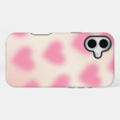 Gradient Pink Heart iPhone Hoesje (Achterkant horizontaal)