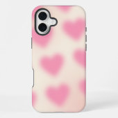Gradient Pink Heart iPhone Hoesje (Achterkant)