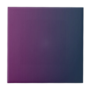 Gradient Plum Blue Keramische Tegel Tegeltje