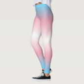 Gradiënt Pride Patten: Trans Leggings (Links)
