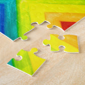 Gradient Prism Rainbow Art Puzzel (Zijkant)