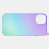 Gradient purple lavender iPhone hoesje (Achterkant horizontaal)