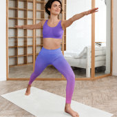 Gradient Purple Leggings - Stylish & Comfortable