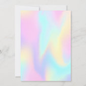 Gradiënt Regenboog Kalligrafie Hartverjaardag Kaart (Achterkant)