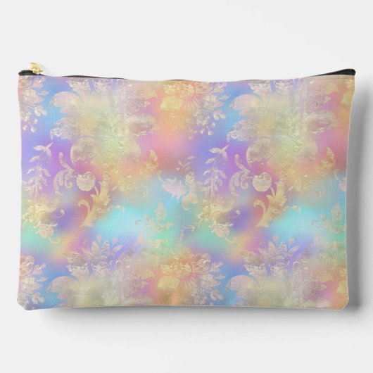 Gradiënt Regenboog Patroon en Gouden Bloei Etui (Voorkant)