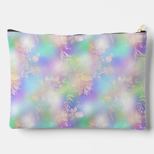 Gradiënt Regenboog Patroon en Gouden Bloei Etui (Achterkant)