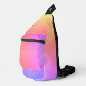 Gradiënt regenboog sling bag (Rechterhoek)