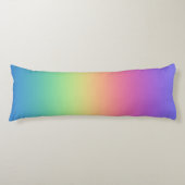 Gradiënt regenboogkleuren lichaamskussen (Voorkant)
