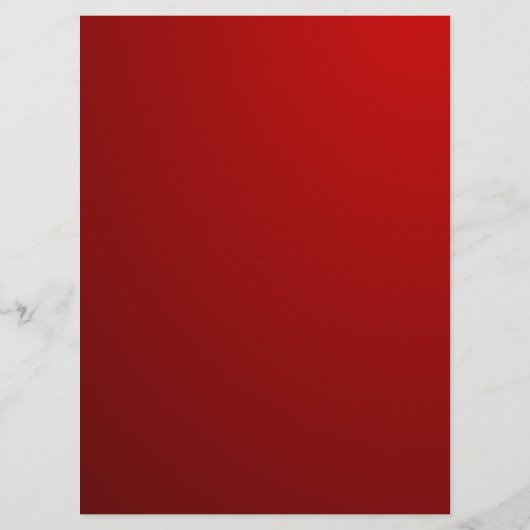 Gradiënt rood Chinees bruiloft dubbel geluk Menu (Achterkant)