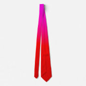 gradiënt rood roze, sjaal, rood, roze stropdas (Achterkant)