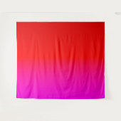 gradiënt rood roze, sjaal, rood, roze wandkleed (Voorkant (horizontaal))