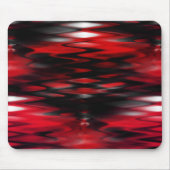 Gradiënt rood tot zwart fonds dat abstracte zigzag muismat (Voorkant)
