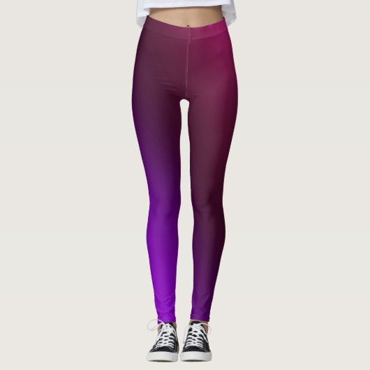 Gradiënt, roze paars leggings (Voorkant)