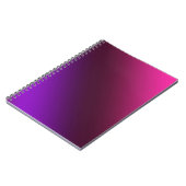 Gradiënt, roze paars notitieboek (Linkerzijde)