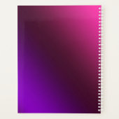 Gradiënt, roze paars planner (Achterkant)
