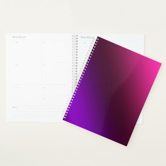 Gradiënt, roze paars planner (Display)
