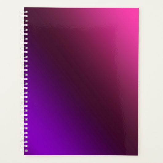 Gradiënt, roze paars planner (Voorkant)