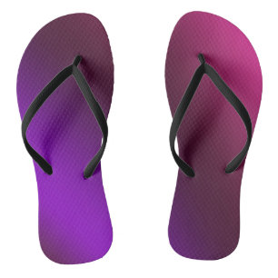 Gradiënt, roze paars teenslippers