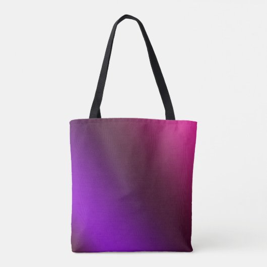 Gradiënt, roze paars tote bag (Achterkant)