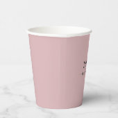 Gradiënt Roze Partij Cups Wegwerp Koffie Cups Papieren Bekers (Rechts)