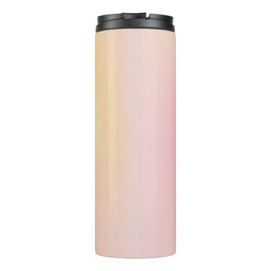 Gradiënt Script Monogram Thermal Tumbler Thermosbeker (Achterkant)