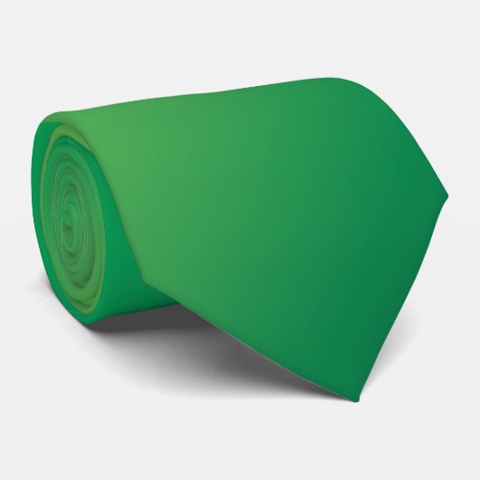 Gradiënt smaragdgroen stropdas (Opgerold)