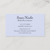 *~* Gradiënt Star Mandala Turquoise & Roze Healers Visitekaartje (Achterkant)