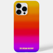 Gradiënt Streep Monogram Case-Mate iPhone Case (Achterkant)