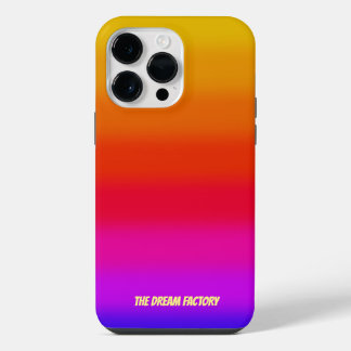 Gradiënt Streep Monogram iPhone 14 Pro Max Hoesje
