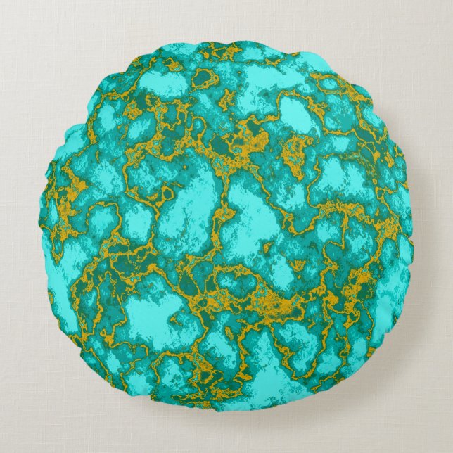 gradiënt, stripe+strepen+gestript,geometrisch,mode rond kussen (Voorkant)