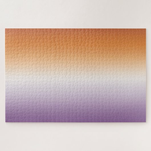 Gradiënt Subtiel Lesbisch Vlag Hard Oplossen Legpuzzel (Horizontaal)