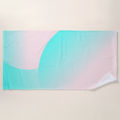 Gradiënt Sunset Pink Sky Strandlaken (Voorkant)