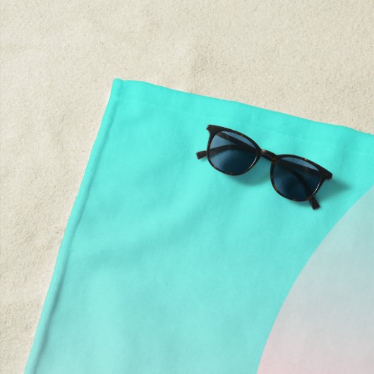 Gradiënt Sunset Pink Sky Strandlaken (In situ)