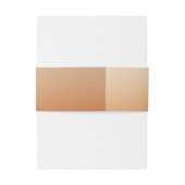 Gradient Sunset Wedding Uitnodiging Belly Band Uitnodigingen Wikkel (Achterkant Voorbeeld)