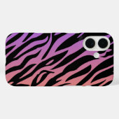 Gradient Tiger Stripe iPhone Case (Achterkant (horizontaal))