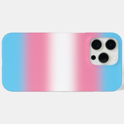 Gradient Transgender Pride Flag - Trans Flag Case-Mate iPhone Case (Achterkant (horizontaal))